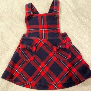Janie and Jack Plaid Dress - 6-12 months